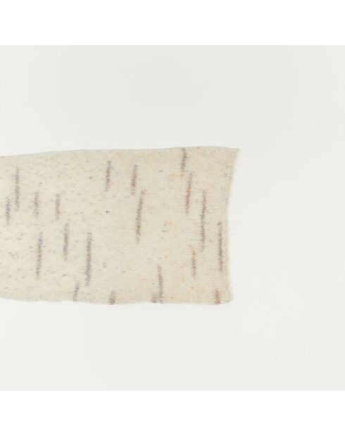 Écharpe en Mohair & Laine mélangés Mela milk - 230x45 cm
