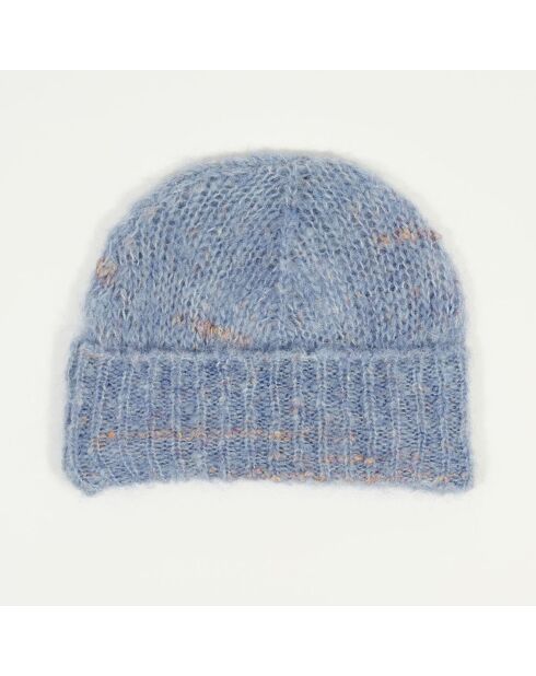 Bonnet en Mohair & Laine mélangés Meon bleu