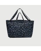 Grand Sac imprimé bleu