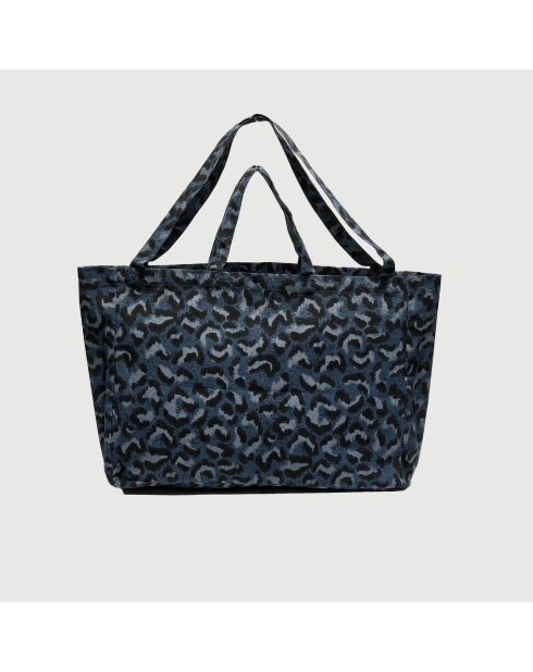 Grand Sac imprimé bleu