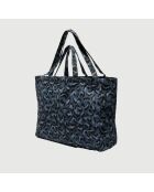 Grand Sac imprimé bleu
