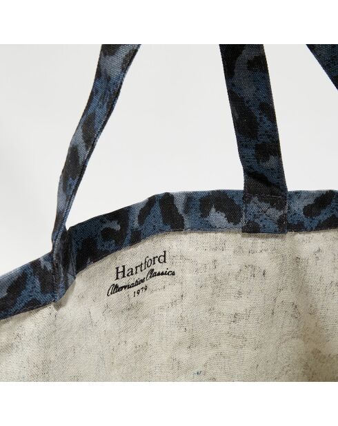 Grand Sac imprimé bleu