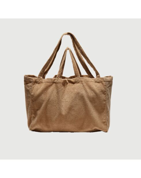 Grand Sac en Velours côtelé clay - 50x35x16 cm