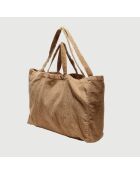 Grand Sac en Velours côtelé clay - 50x35x16 cm