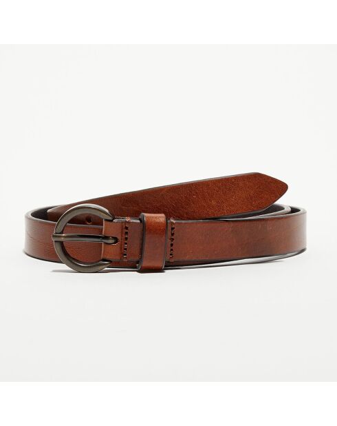 Ceinture en Cuir D'Amour brun