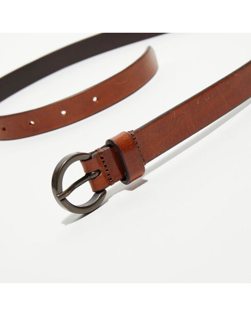 Ceinture en Cuir D'Amour brun