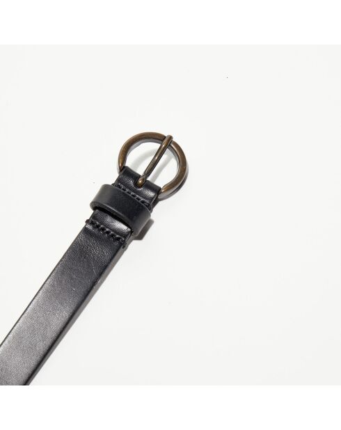 Ceinture en Cuir D'Amour noire