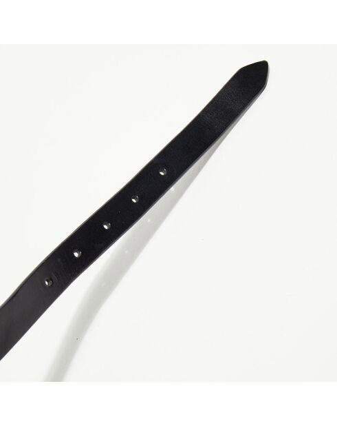 Ceinture en Cuir D'Amour noire