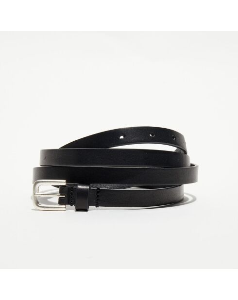 Ceinture en Cuir Apoline noire