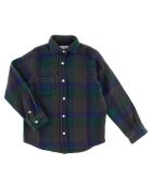 Chemise Paul à carreaux verte