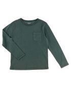 T-Shirt à Manches Longues Pocket Crew forêt