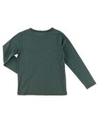 T-Shirt à Manches Longues Pocket Crew forêt