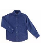 Chemise en Velours Paul Pat cobalt