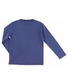 T-Shirt Henley Ls cobalt