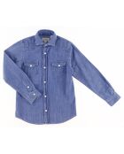 Chemise en jean Phénix indigo
