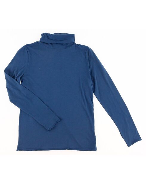 Top Tya bleu polaire