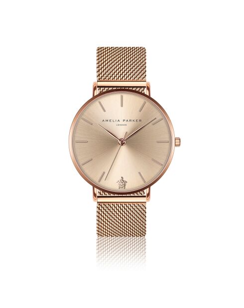 Montre Femme Gold Sky en Acier rose doré