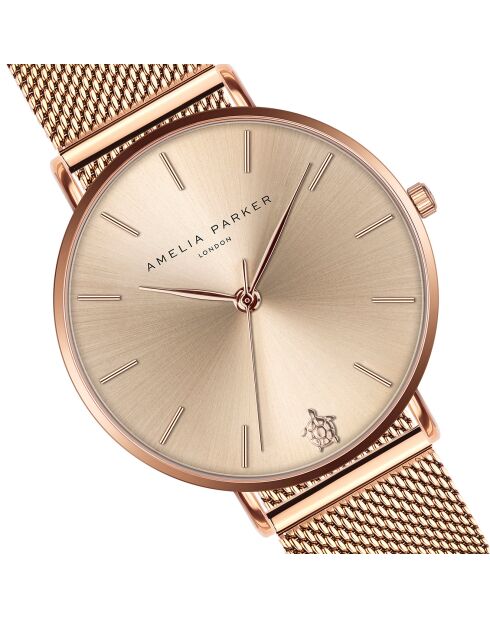 Montre Femme Gold Sky en Acier rose doré