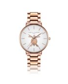 Montre Femme Rose Turtle en Acier rose doré