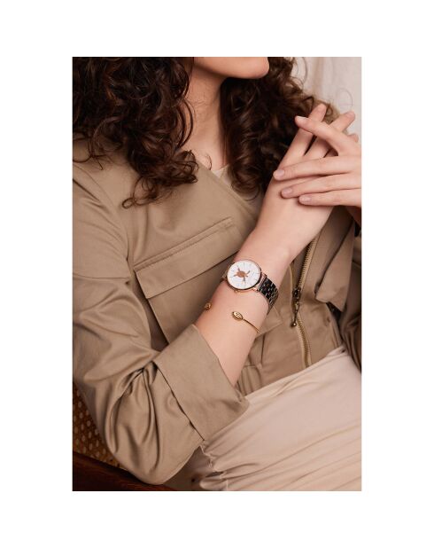 Montre Femme Rose Turtle en Acier rose doré/argenté