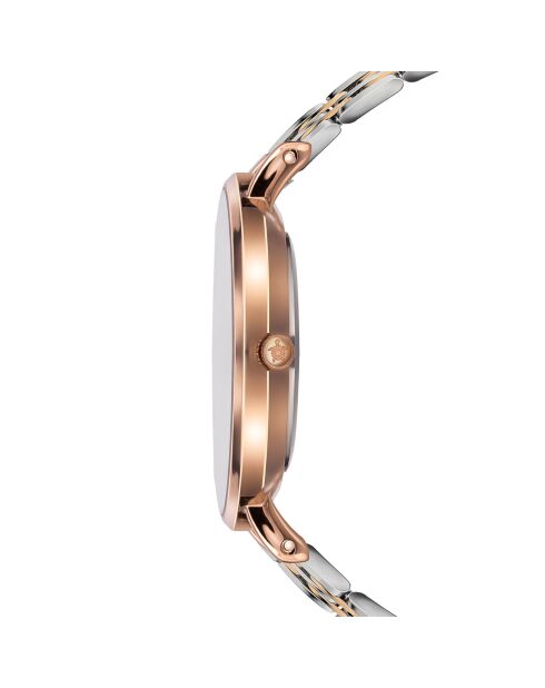 Montre Femme Rose Turtle en Acier rose doré/argenté