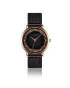 Montre Femme Coral en Acier noire