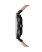 Montre Femme Petite Noir en Acier rose doré