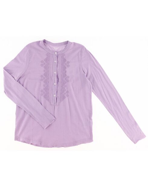 T-Shirt Taenia mauve