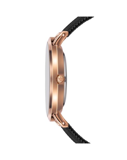 Montre Femme Grand Noir en Acier noire