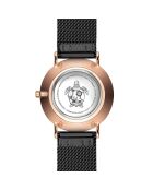 Montre Femme Grand Noir en Acier noire