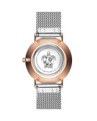 Montre Femme Classique en Acier argentée