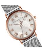 Montre Femme Classique en Acier argentée