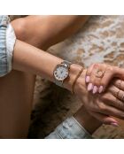 Montre Femme Classique en Acier argentée