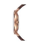 Montre Femme Classique en Cuir marron