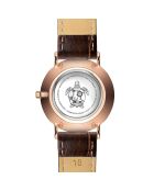 Montre Femme Classique en Cuir marron