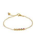 Bracelet Gemstone Glam doré