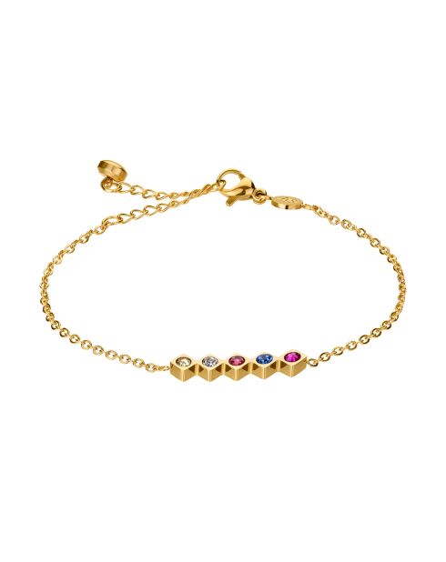 Bracelet Gemstone Glam doré