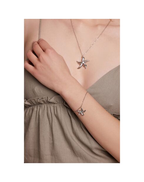 Bracelet Aqora argenté