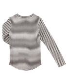 T-Shirt Talaro écru/bleu marine