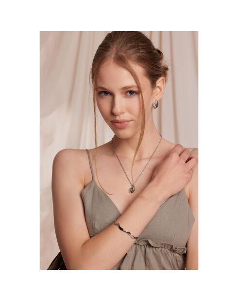 Bracelet Nautia argenté