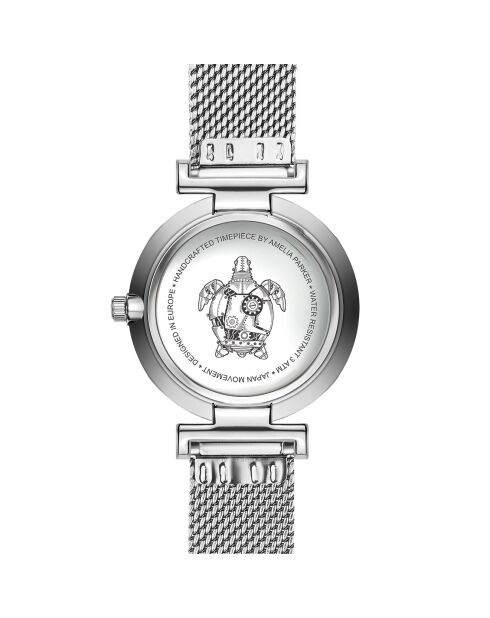 Montre Femme Night Shore en Acier argentée