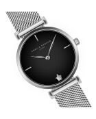 Montre Femme Night Shore en Acier argentée