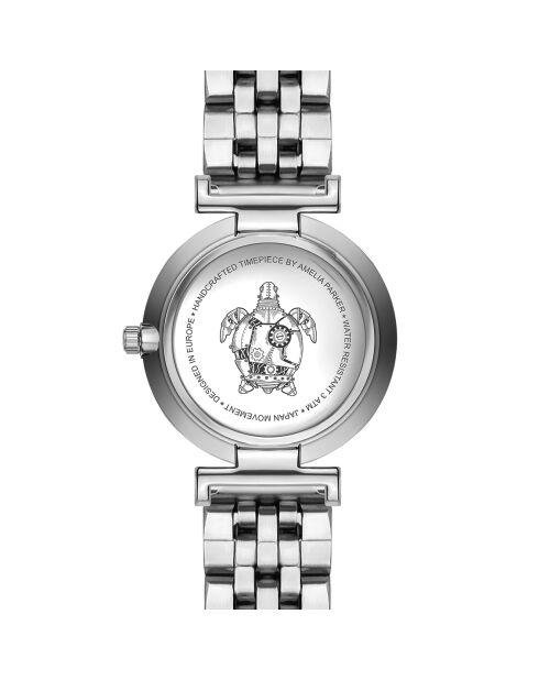 Montre Femme Night Shore en Acier argentée