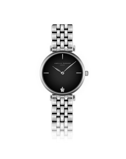 Montre Femme Night Shore en Acier argentée