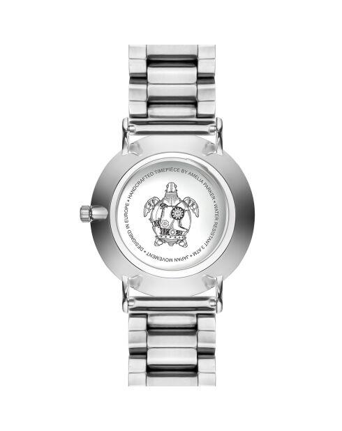 Montre Femme Charm en Acier argentée