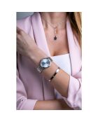 Montre Femme Charm en Acier argentée