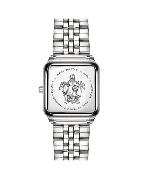 Montre Femme Plaza en Acier rose doré/argenté