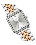 Montre Femme Plaza en Acier rose doré/argenté