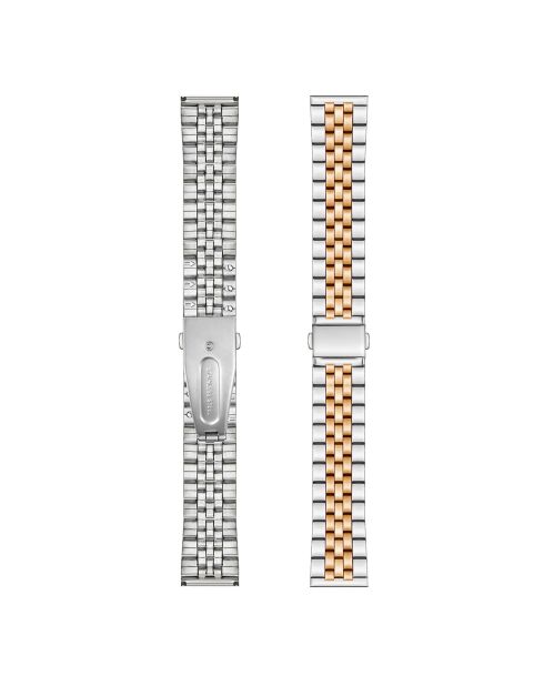 Montre Femme Plaza en Acier rose doré/argenté