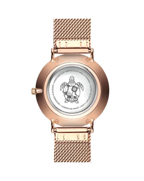 Montre Femme Vacation en Acier rose doré